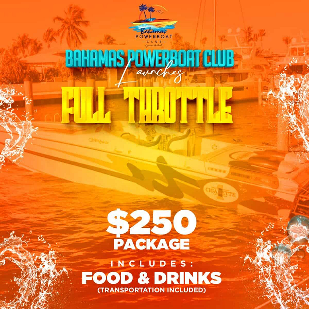 powerboat club menu